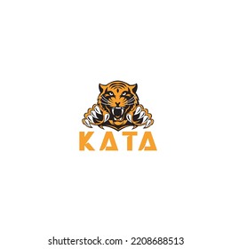 KATA logo combined with a lunging tiger