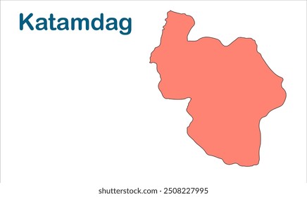 Mapa da subdivisão de Katamdag, Distrito de Hazaribagh, Estado de Jharkhand, República da Índia, Governo de Jharkhand, Território indiano, Índia Oriental, política, aldeia, turismo