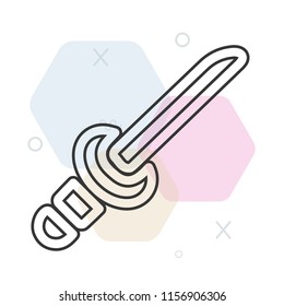 Katana icon vector can be used as png, Katana