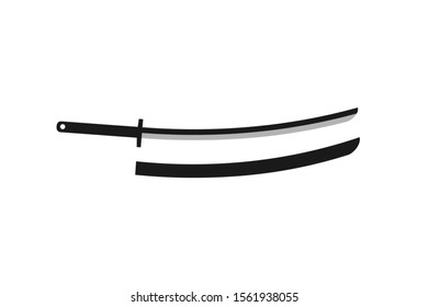 katana logo template vector icon illustration.