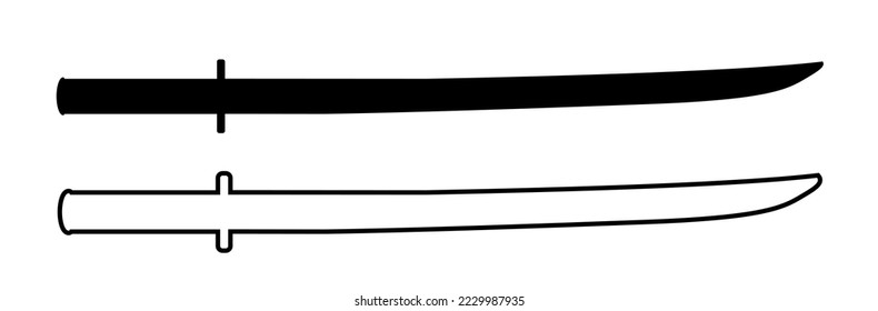 Katana-Schwert, Vektorsymbol