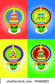 Katha kali.vector illustration