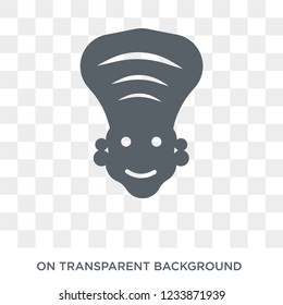 Kathakali icon. Trendy flat vector Kathakali icon on transparent background from india collection. 