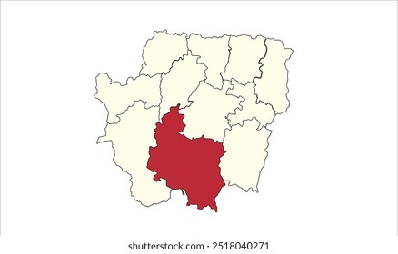 Katoria Banka map, Banka District, Bihar State, Republik Indien, Regierung von Bihar, Indisches Territorium, Ostindien, Politik, Dorf, Tourismus