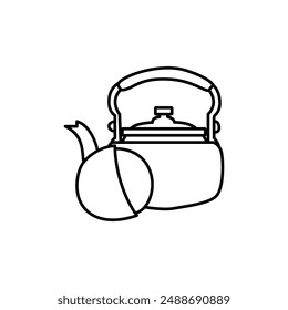 Kattle icon set.  Vector icon set
