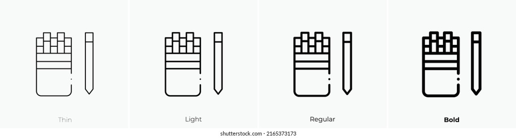 kau chim icon. Linear style sign isolated on white background. Vector illustration.