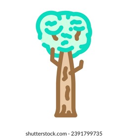 kauri jungle amazon color icon vector. kauri jungle amazon sign. isolated symbol illustration