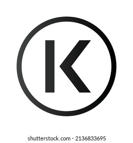 Kava Cryptocurrency token icon. KAVA token symbol. Cryptocurrency vector icon. Flat Vector illustration - Vector