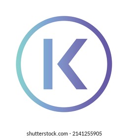 Kava Cryptocurrency token icon. KAVA token symbol. Cryptocurrency vector icon. Flat Vector illustration - Vector