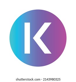 Icono de token de criptodivisa de Kava. Símbolo KAVA. Icono de vector criptodivisa. Ilustración de vector plano - Vector