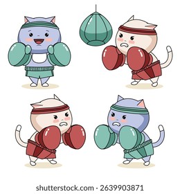 kawai cat box fight sport