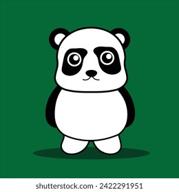 Kawai character cartoon with various expression. Editable character color. Sticker character 