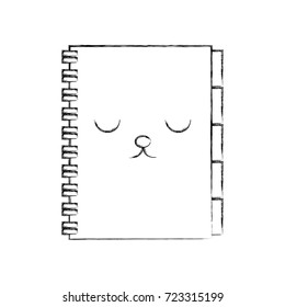kawaii address book business office cartoon