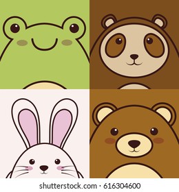 kawaii animal icon