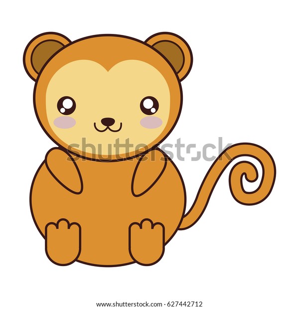 Kawaii Animal Icon Stock Vector (Royalty Free) 627442712