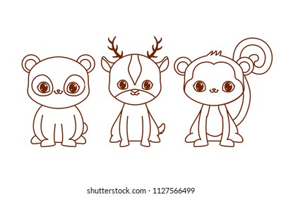 Kawaii animals design