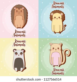 Kawaii animals design