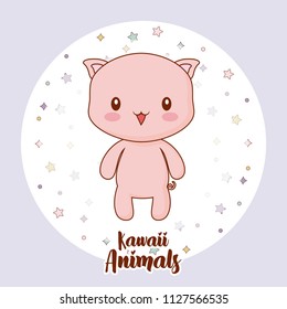 Kawaii animals design