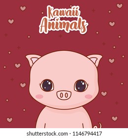 kawaii animals design