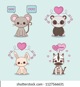 Kawaii animals desing