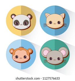 Kawaii animals desing
