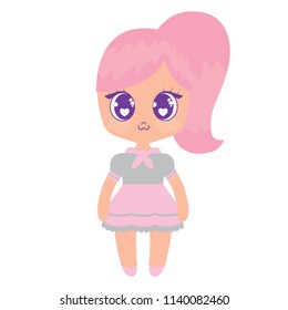 kawaii anime girl design