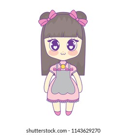 kawaii anime girl design