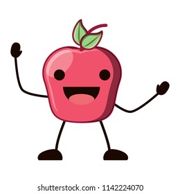 Kawaii apple icon
