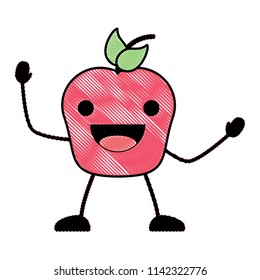 Kawaii apple icon