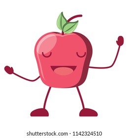 Kawaii apple icon