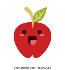 kawaii apple icon image 