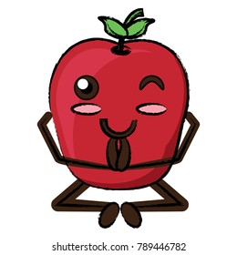 kawaii apple icon image