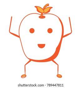 kawaii apple icon image