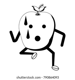 kawaii apple icon image