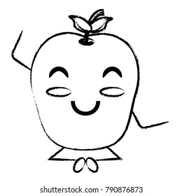 kawaii apple icon image