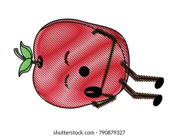 kawaii apple icon image