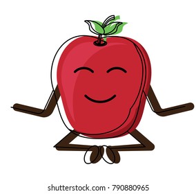 kawaii apple icon image