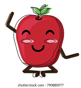 kawaii apple icon image