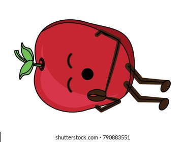 kawaii apple icon image
