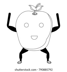 kawaii apple icon image