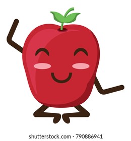 kawaii apple icon image