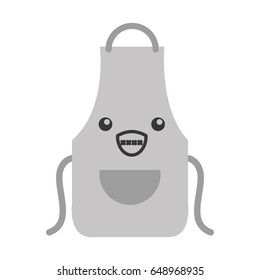kawaii apron cartoon