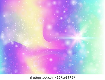 Kawaii Background. Purple Fairy Gradient. Girl Invitation. Fairytale Colorful Mesh. Pink Blurred Hologram. Lilac Universe Pattern. Princess Texture. Dream Kawaii Background.