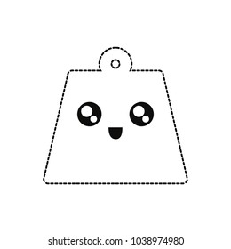 kawaii bag  vector illustration
