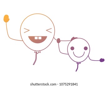 Kawaii balloon design