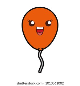 kawaii balloon icon