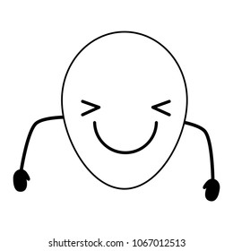 Kawaii balloon icon