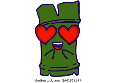 Kawaii Bamboo Fall in love Expressions

