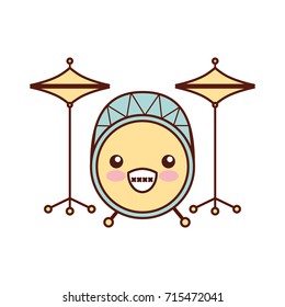 kawaii battery instrument musical icon