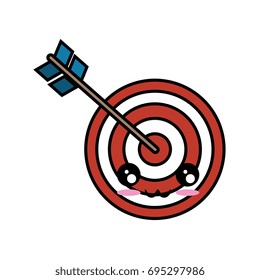kawaii bow and arrow icon